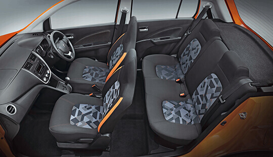 Celerio Large boot space
